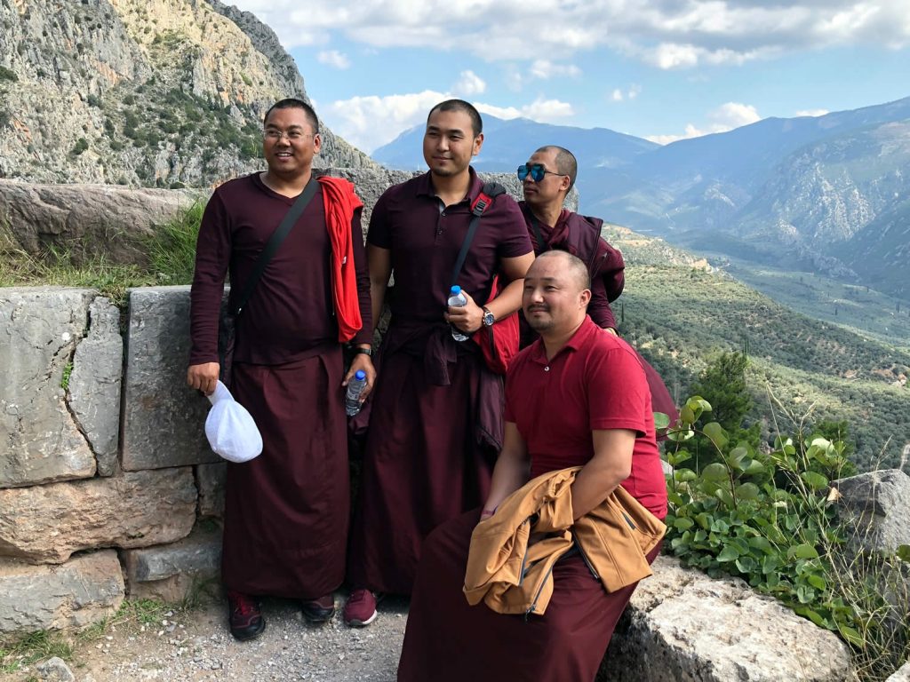 Excursion to Delphi, Mahasangha 2018 in Greece